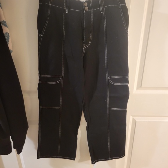 RSG Womens Smock Waist Loose Cargo Pants - Picture 1 of 3